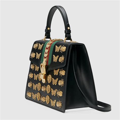 gucci sylvie medium bag|gucci sylvie top handle bag.